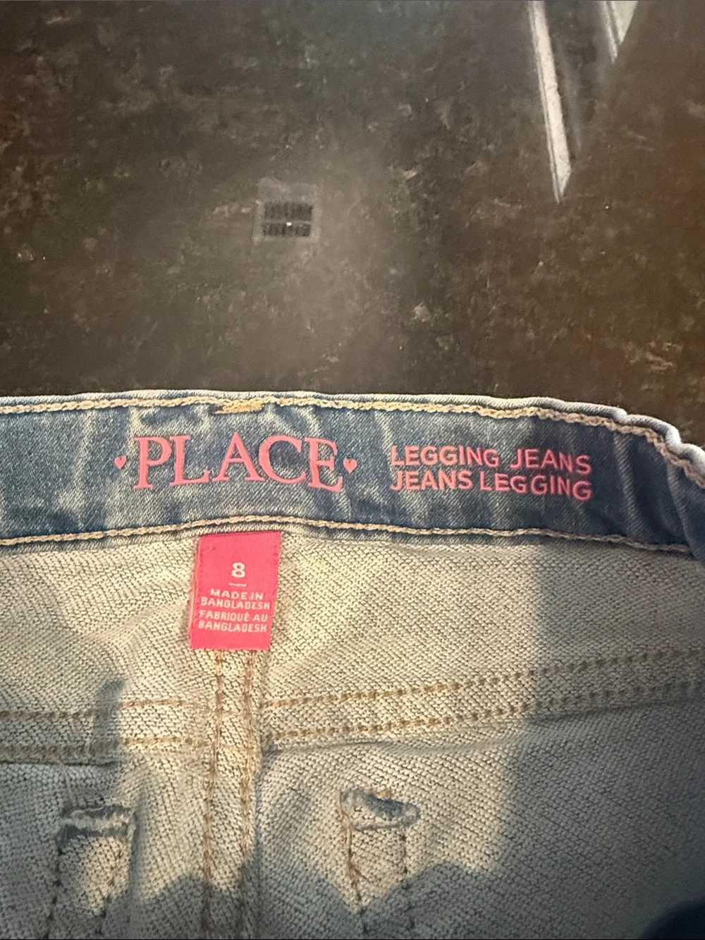 The Children's Place Girls Denim Jeans - Light Blue & Medium Blue